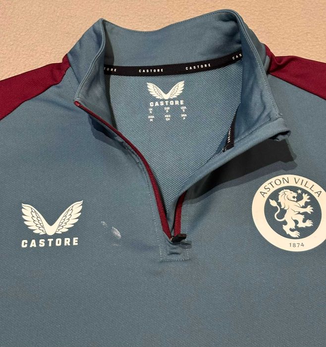 Bluza treningowa 1/4 zip Aston Villa 2023/2024 Castore roz. S