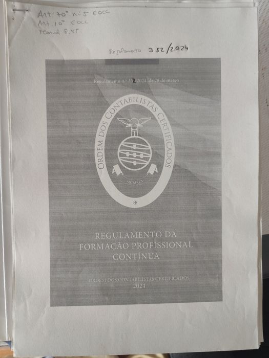 Livros e manuais curso OCC