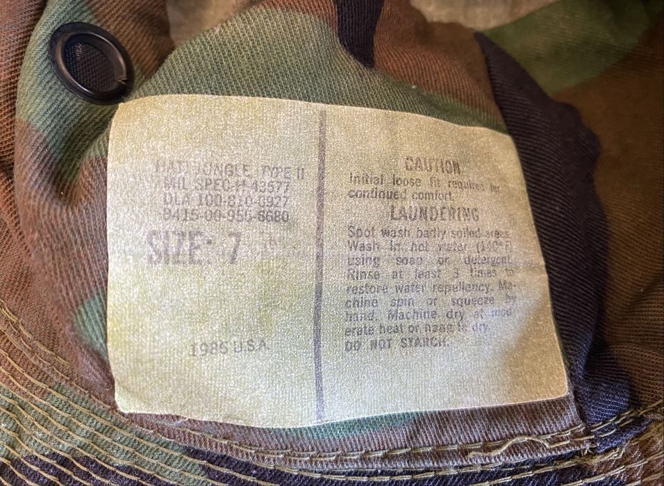 Камуфляж армии США, Американская тактическая винтажная панама Woodland