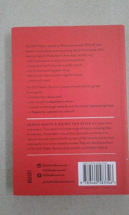 The 500 Hidden Secrets of Rotterdam - Livro em Inglês