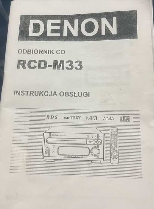 Amplituner  miniwieża CD DENON RCD-M33