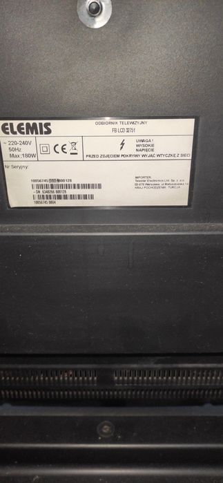 Telewizor Elemis 32" bez DVB-T2 + pilot