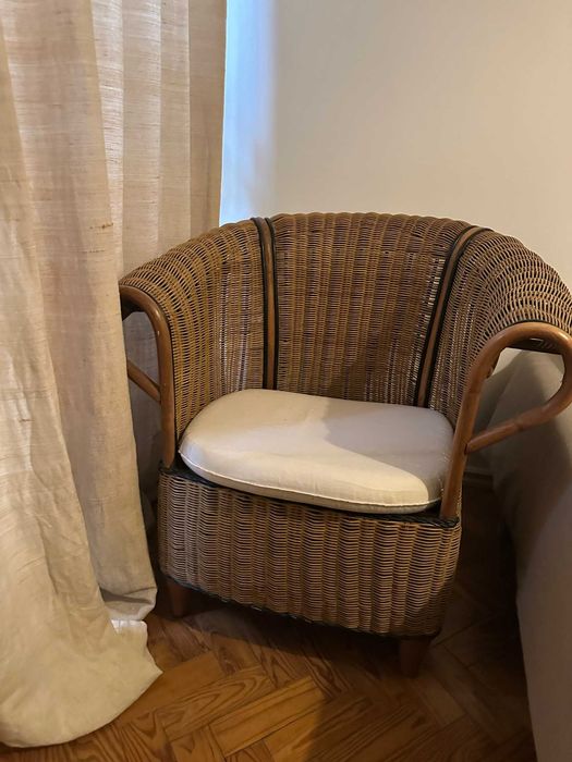 Poltrona em vime