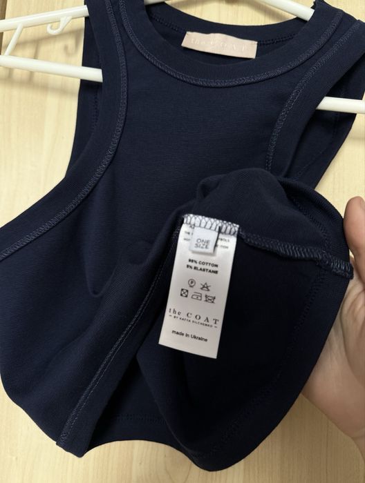 Білий топ майка the coat