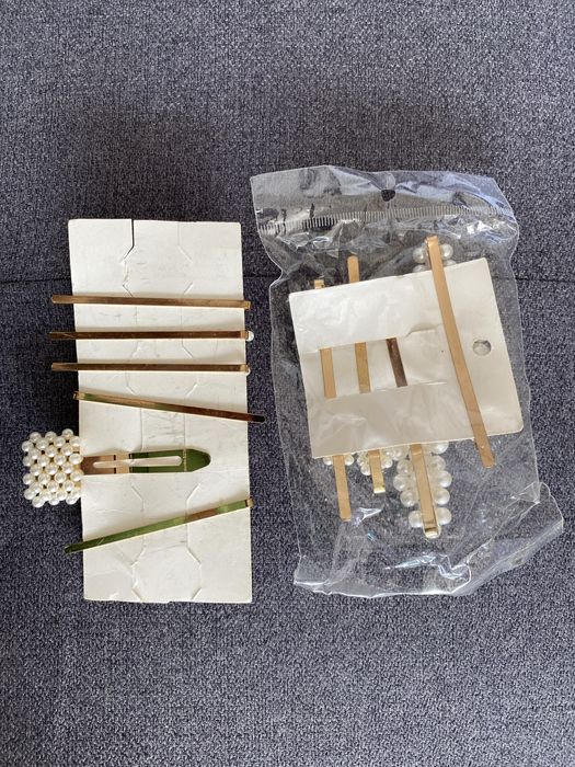 Spinki do wlosów perłowe