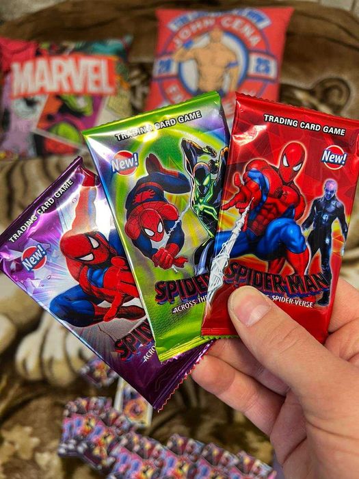 КАРТОЧКИ: Людина Павук та Месники (Spider-Man, Мстители) Бустер, Нові