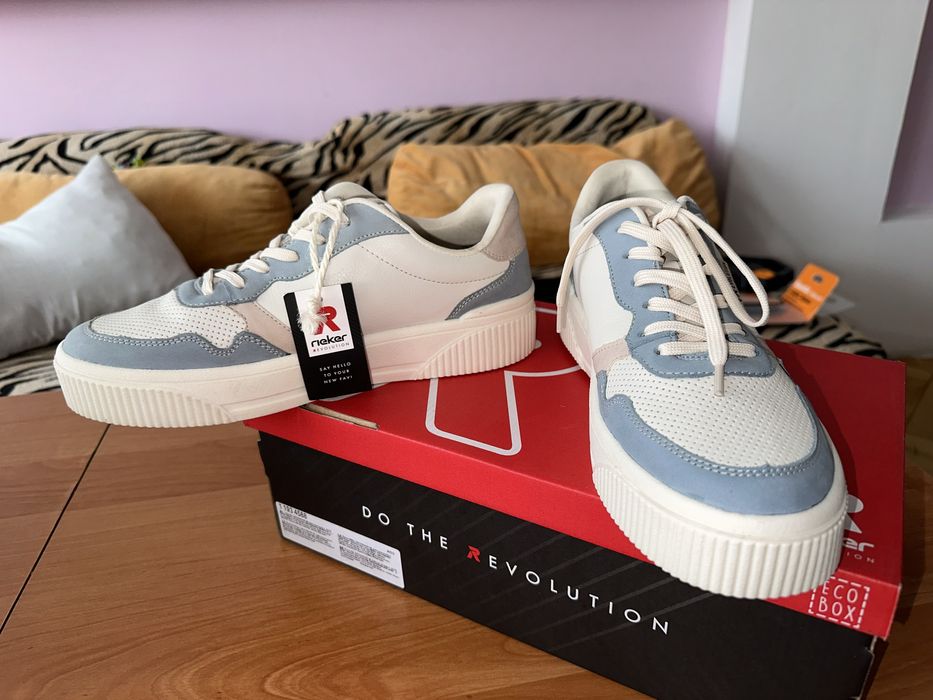 Женские кожание кроссовки Rieker оригинал 40