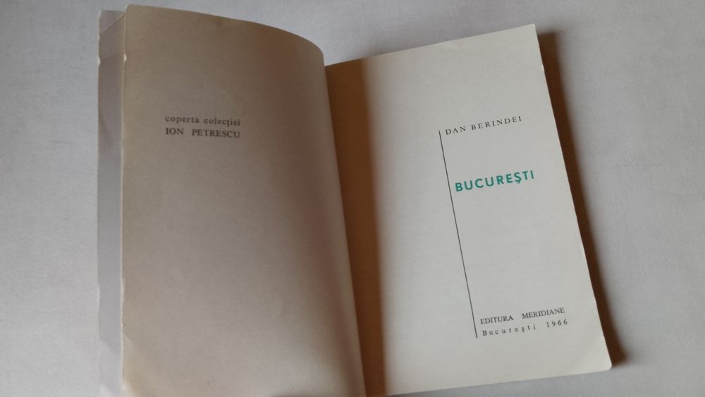 D. Berindei "Bucuresti" 1966 Przewodnik Bukareszt w jęz. rumuńskim