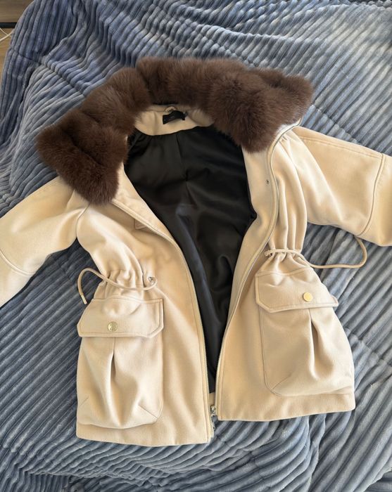 Куртка ( кашемір ) + песець
