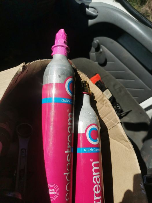 wymiana na  pełne butla CO2 SODASTREAM