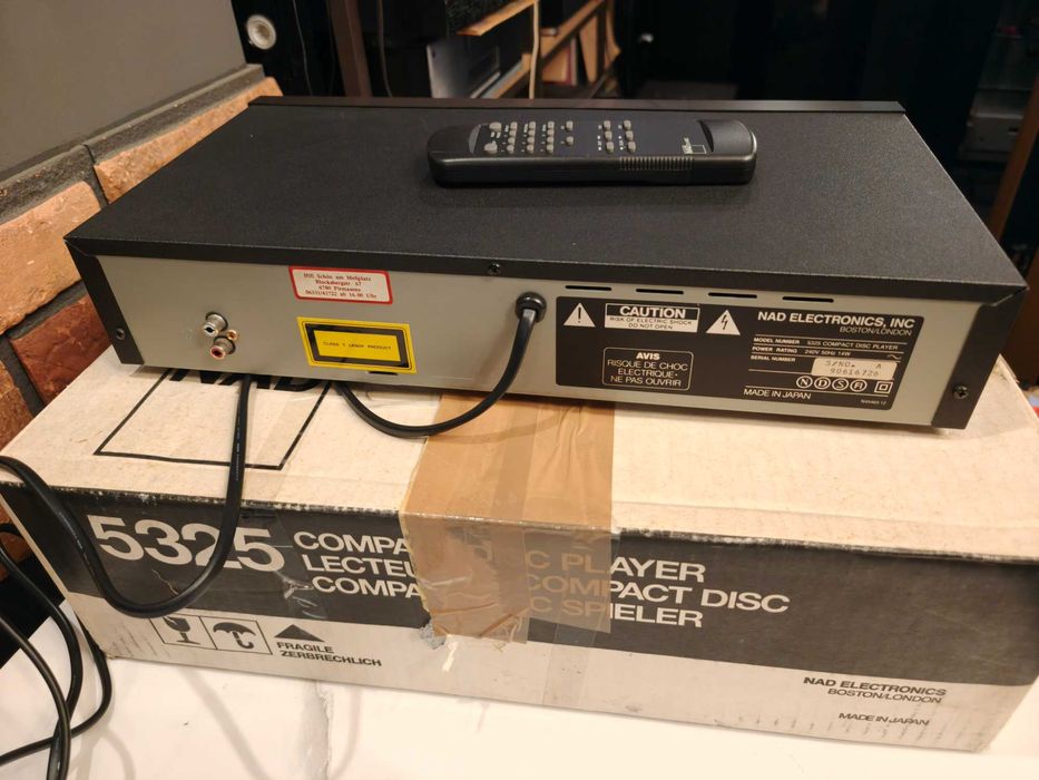 NAD 5325 ! Unikatowy odtwarzacz CD ! TOP stan ! Org karton i pilot