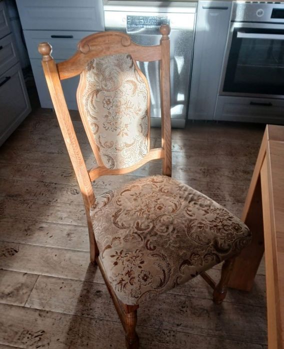 zestaw mebli z litego drewna