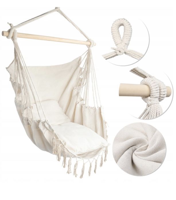 Krzesło brazylijskie hamak nowe