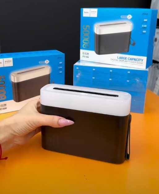 Павербанк Power Bank до 100000mAh 65W реальна ємність блекаут світло