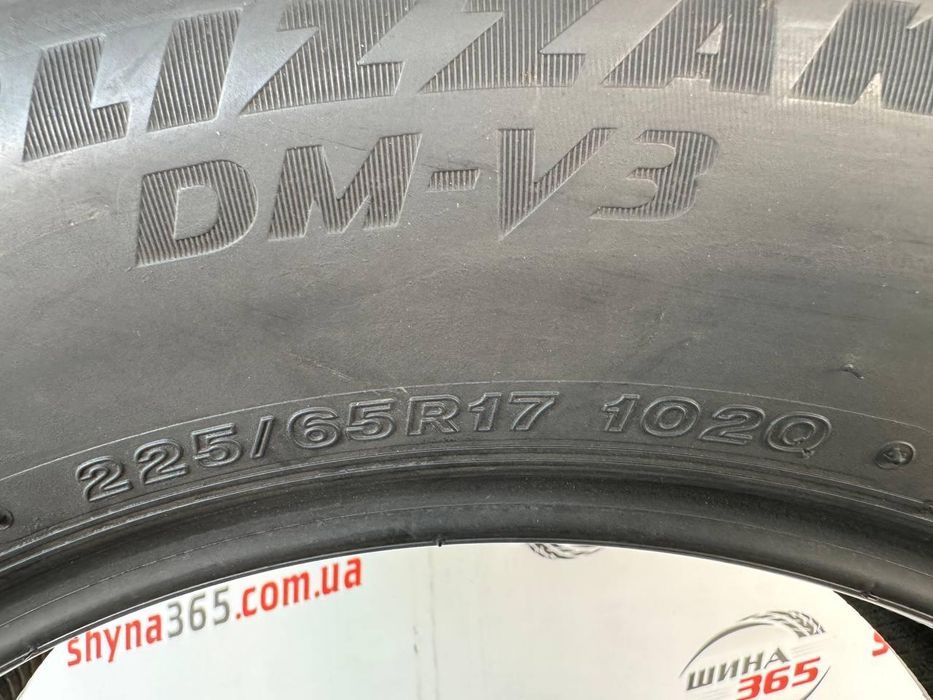 225/65 r17 bridgestone blizzak dm-v3 9mm