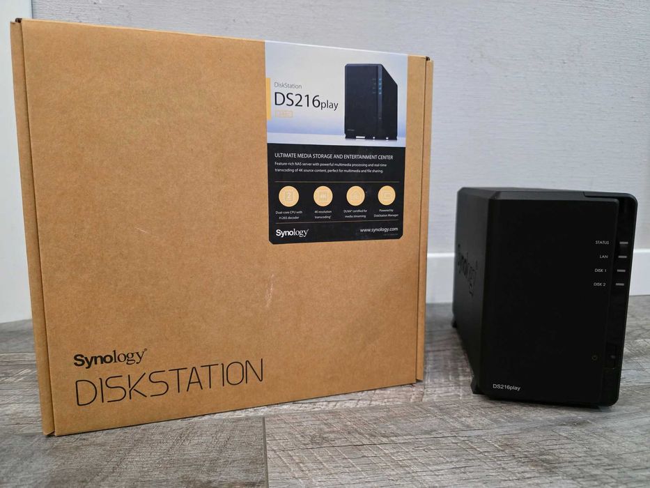 Мережевий накопичувач Synology DS216play | NAS сервер