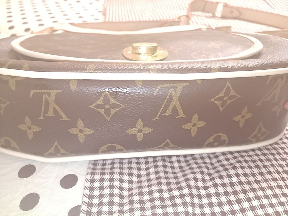 Сумка через плечо Louis Vuitton Коричневая парусина