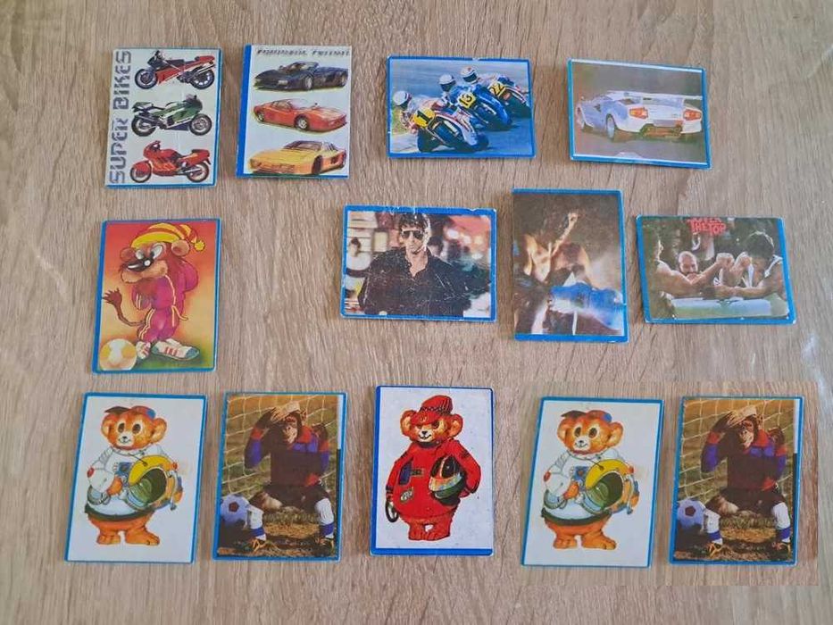 Вкладыши фантики Pilly и разные картонки