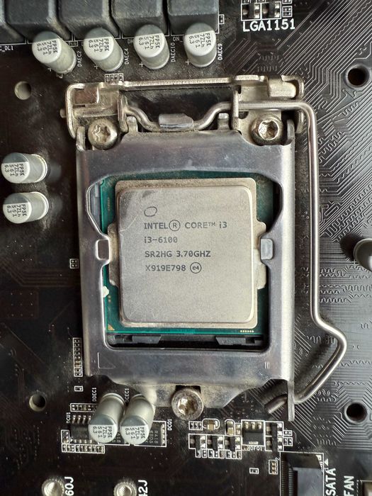 Płyta GA-H110-D3A + Intel i3-6100 + cooler – komplet