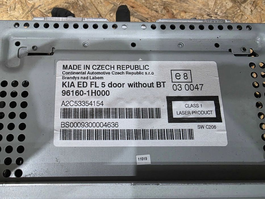 radio oryginalne Kia Ceed 1 I lift 10r sprawne