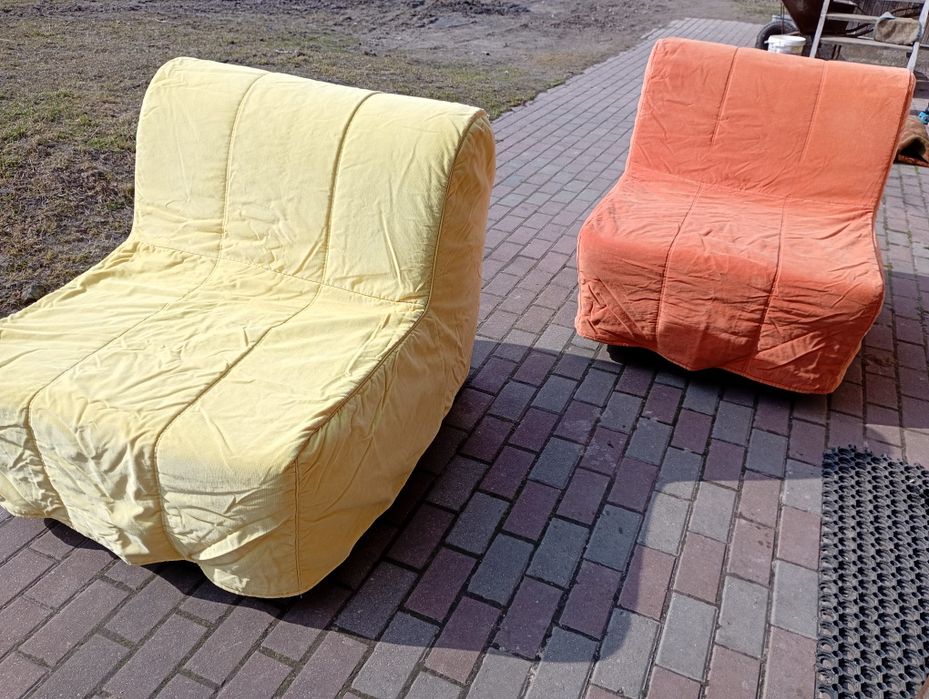 Fotel rozkładany 2 szt