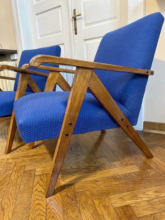 Oryginał fotel PRL 2 sztuki