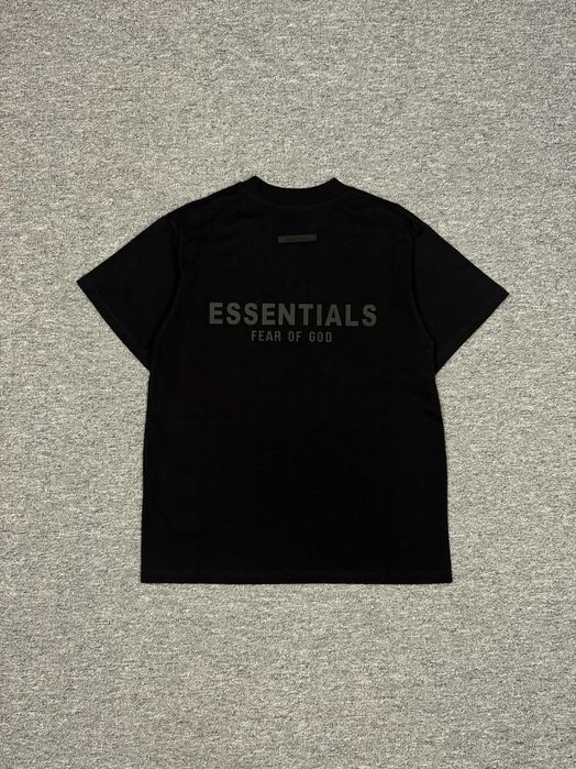 Футболка FOG Fear of God ESSENTIALS Oversize чорна біла бежева сіра кремова унісекс преміум люкс