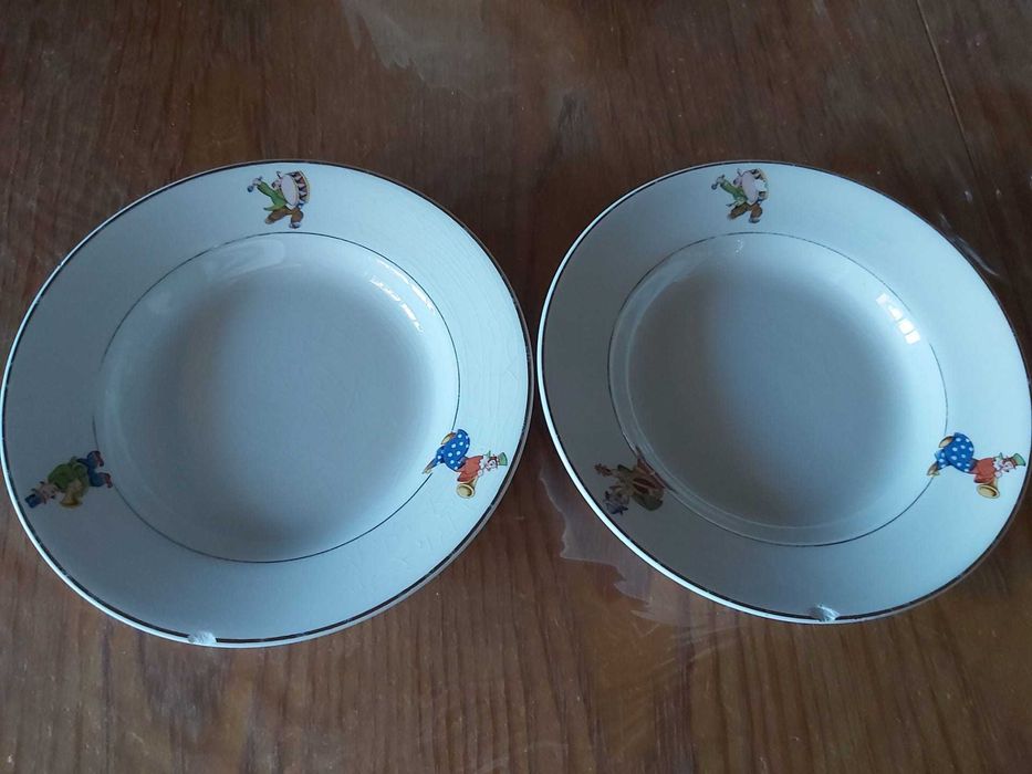 6 pratos (3 rasos e 3 de sopa) da Lufapo-Lusitânia Portugal