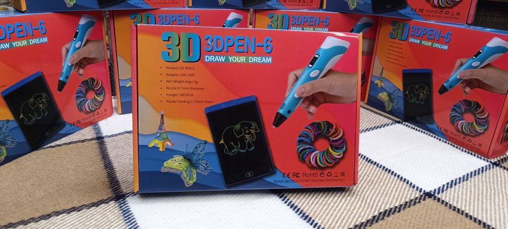 3D ручка з планшетом, набір дитячий