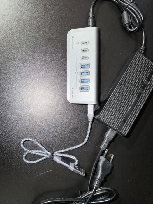 Hub USB C e USB normal com carga ate 65W