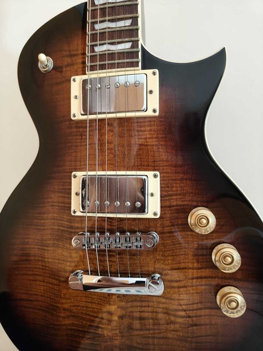 Guitarra ESP LTD EC-256 FM Dark Brown Sunburst