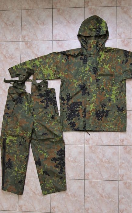 Німецький  дощовик Flecktarn (куртка та штани)