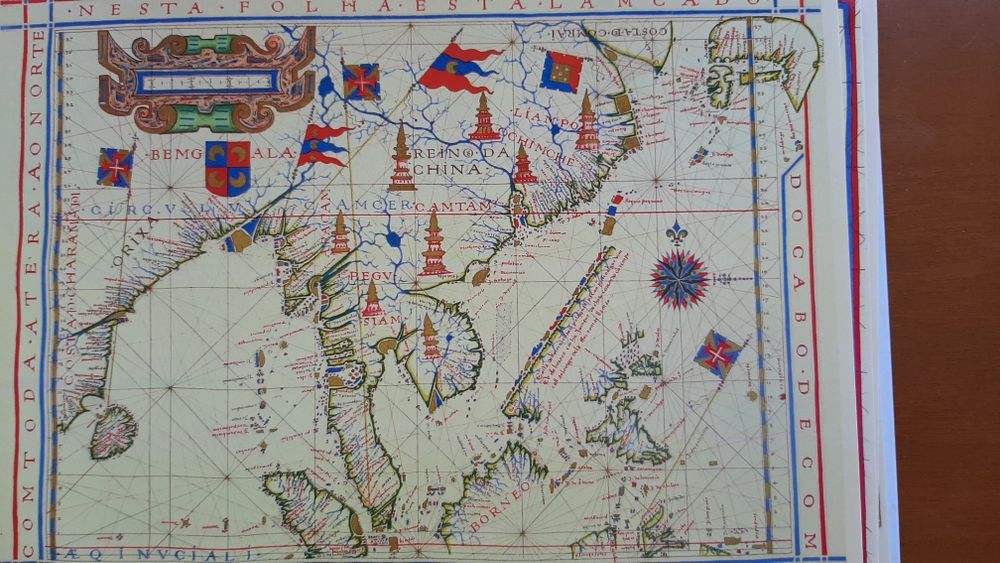 Descobrimentos e a Cartografia 10 postais e 10 subscritos