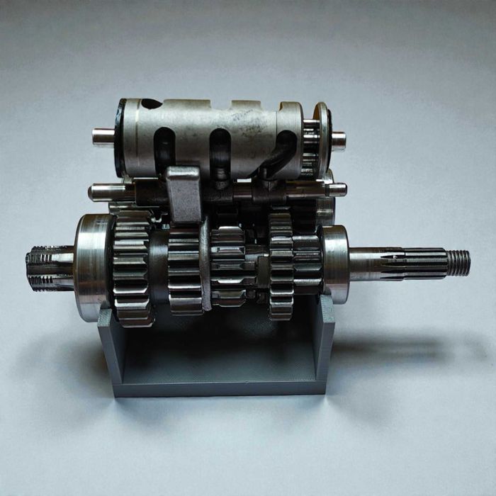 Stojak serwisowy do skrzyni biegów MZ ETZ 125/150 (5-bieg) – 3D druk