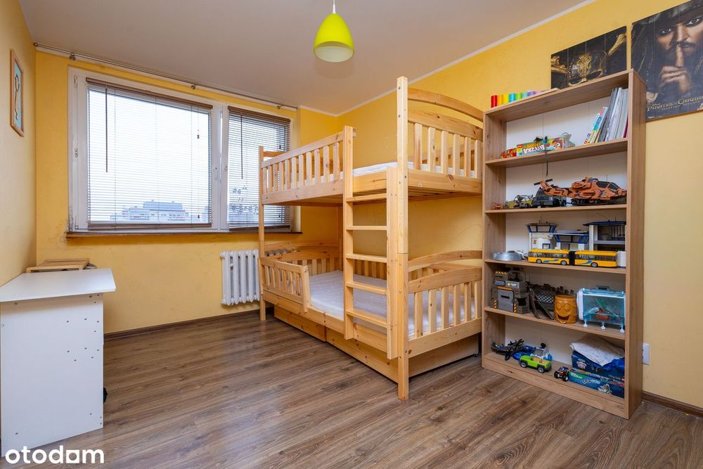 3 pokoje | 63 m² + komórka 5,30 m² | 8. piętro | balokn | Kozanów