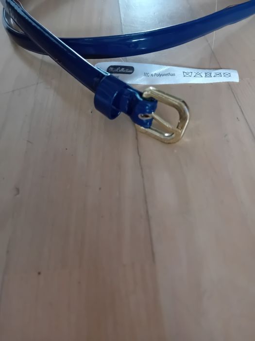 Pasek damski granat