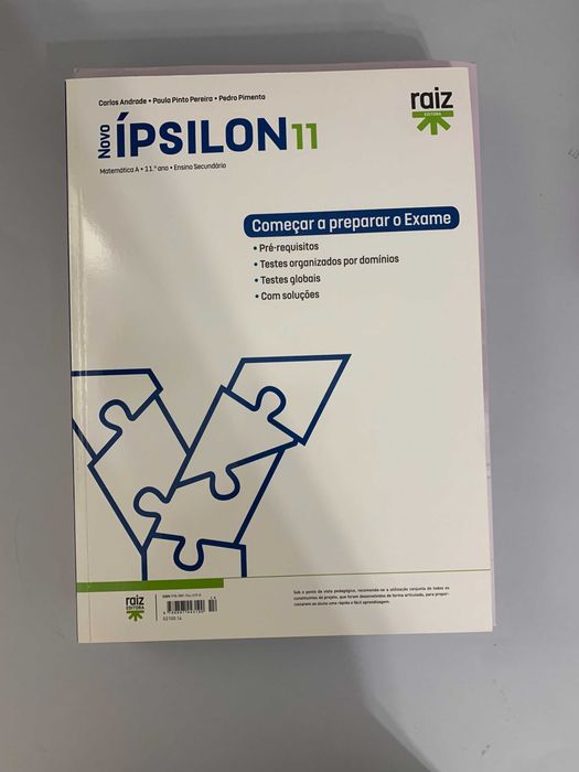 Caderno de atividade de Matemática "ÍPSILON 10"