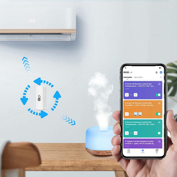 Датчик температури, вологості Tuya ZigBee Temperature Humidity Sensor