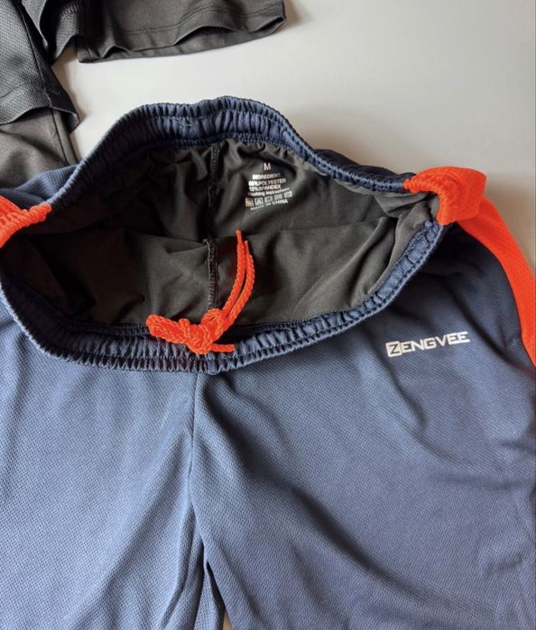 Nowe 2 pary spodenek meskich sportowych granatowe czarne M