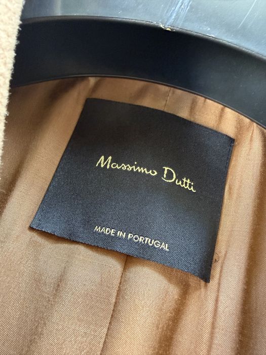 Płaszcz Massimo Dutti camelowy karmelowy beżowy