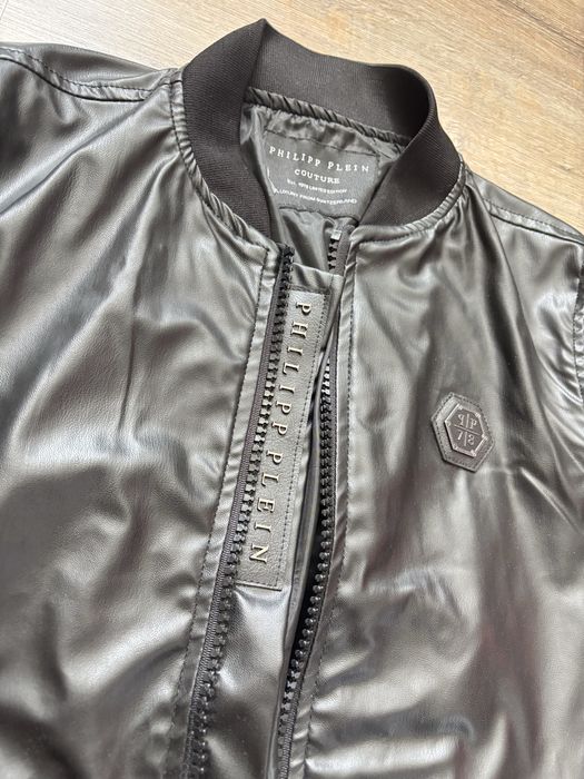 Шкіряна куртка / Кожанка Philipp Plein (еко-шкіра) якісна