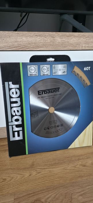 Nowa Tarcza do drewna Erbauer 400 mm