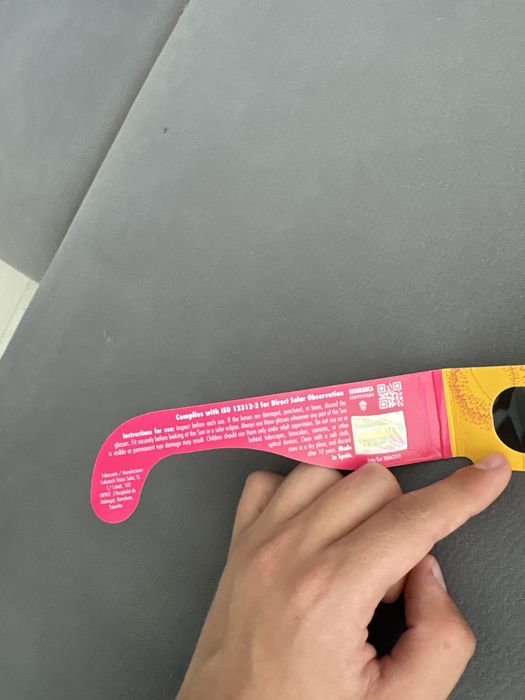 Óculos eclipse 2026