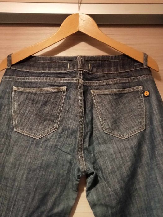 Dwie pary jeans denim szerokie damskie. Roz. 33 .