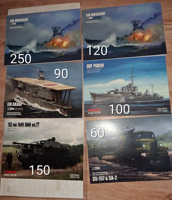 Model kartonowy Angraf