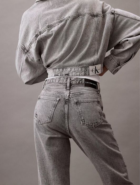 Джинси мом весна літо Calvin Klein Jeans оригінал сірі