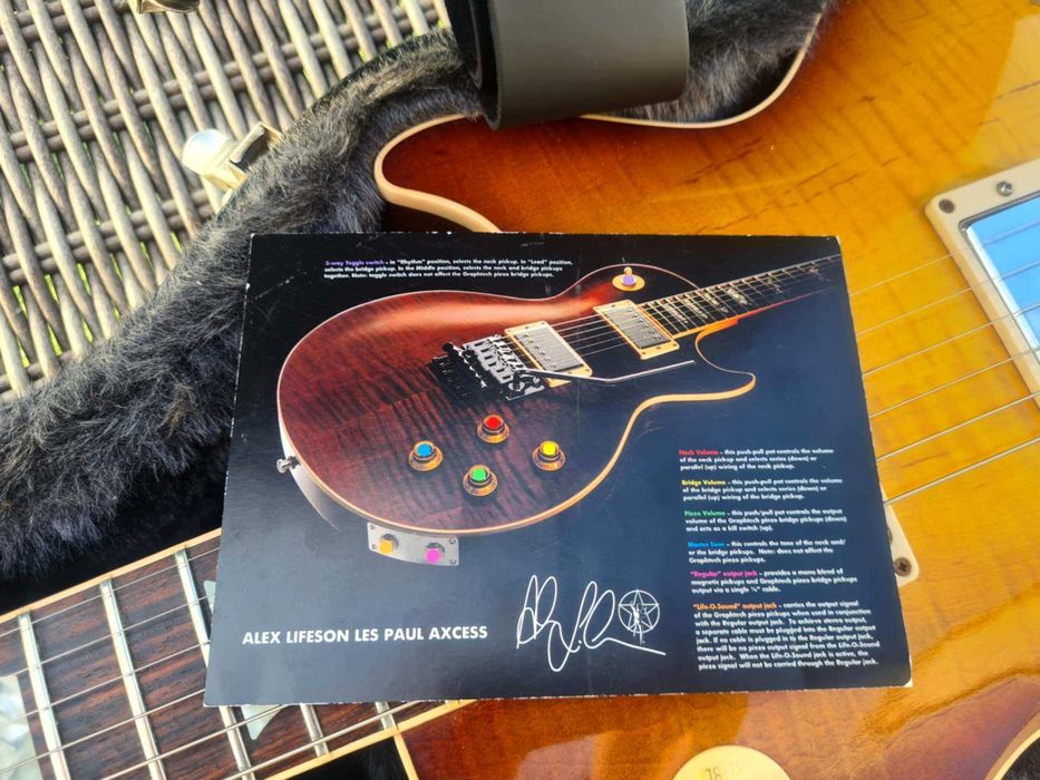 Gibson Les Paul Alex Lifeson Custom Shop_Ltd Edit_PIEZO_ponad 40 tys.