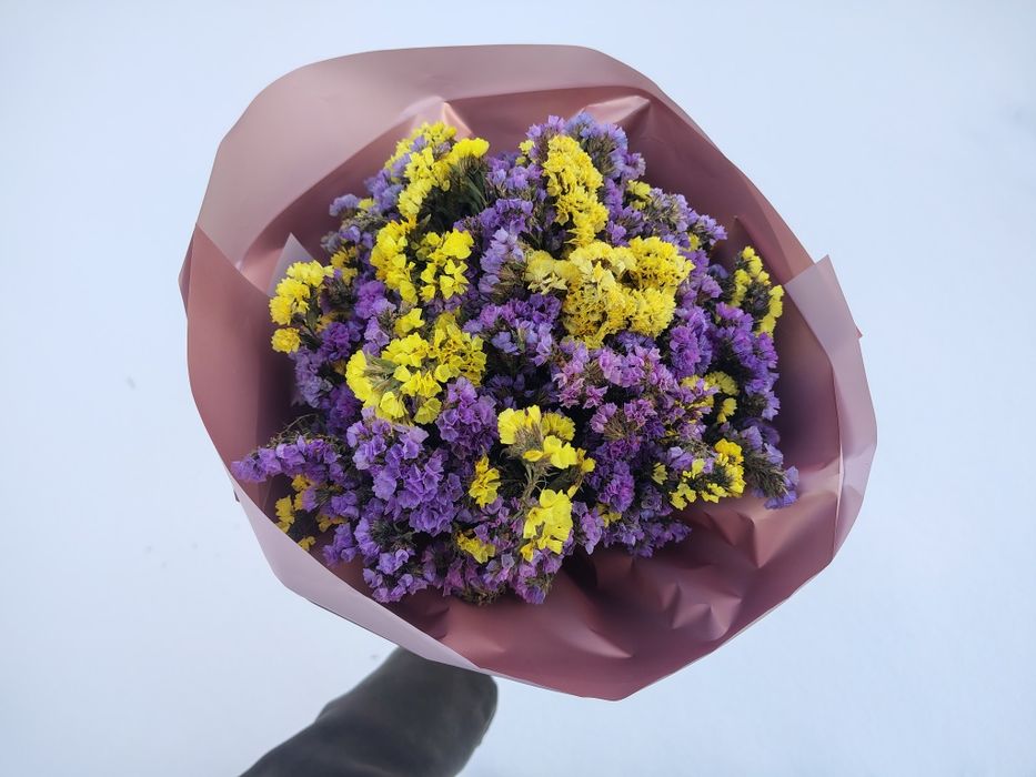 Квіти, букет,  композиція з сухоцвітів