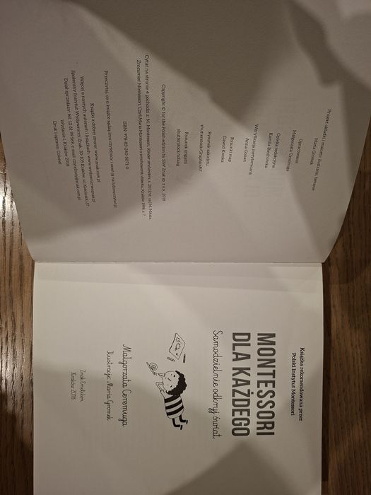 Książka Montessori dla każdego Polski instytut Montessori