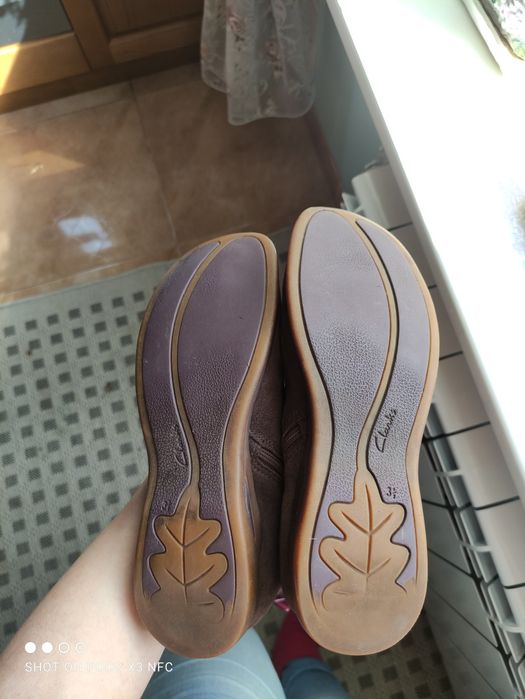 Сапоги Clarks натуральный замш, 37 размер